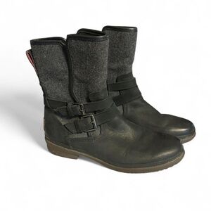 UGG Black and Gray Ankle Booties